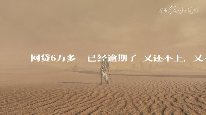 网贷6万多  已经逾期了 又还不上，又不想让家里人知道  该怎么办啊？