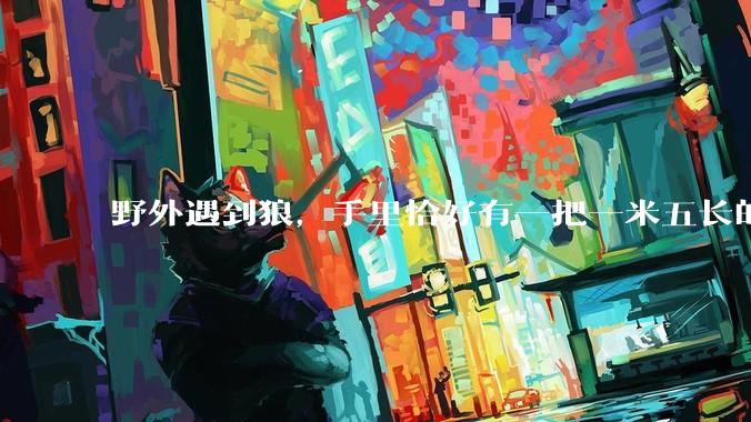 野外遇到狼，手里恰好有一把一米五长的大砍刀，搏斗起来谁会赢？